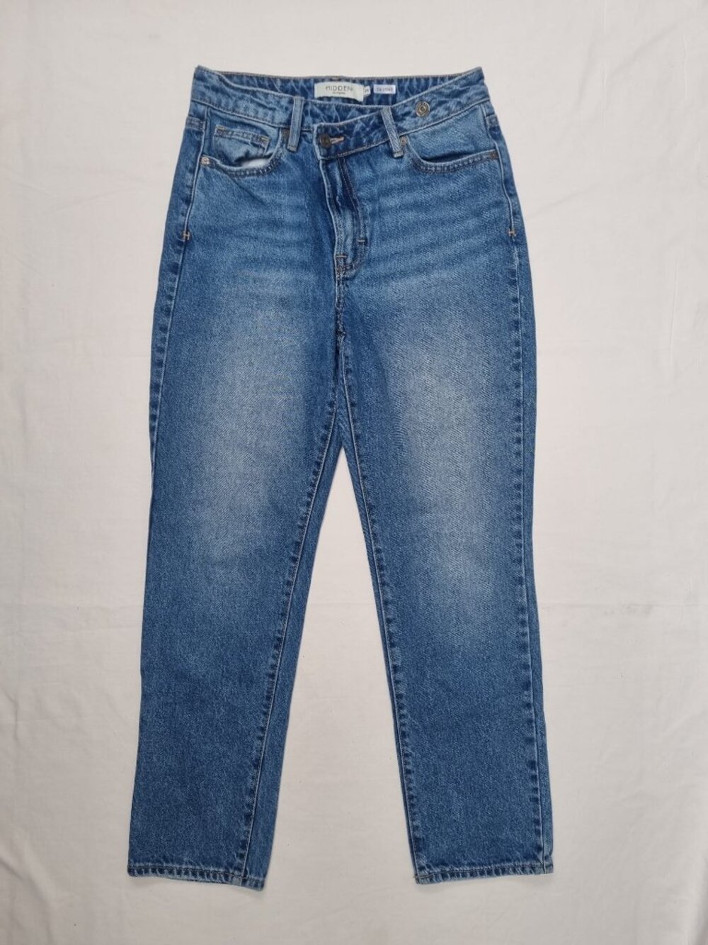 HIDDEN Los Angeles High‑Rise Straight Jeans – Size 25